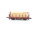 Minitrix Spur N 51 3587 00 Güterwagen Rungenwagen mit Holz-Ladung DB 527-6 / OVP