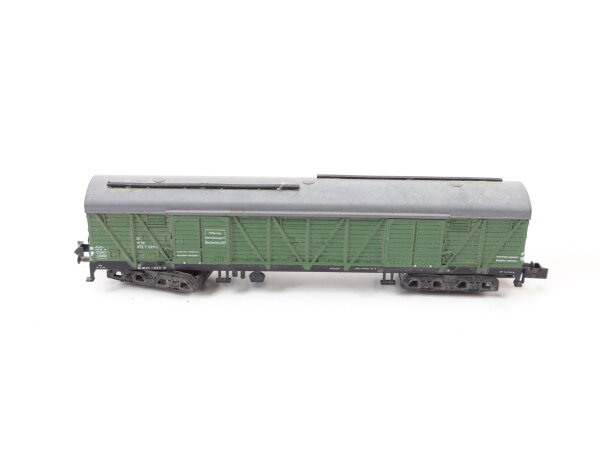 Minitrix N gedeckter Güterwagen Hilfszug-Gerätewagen 972 7 023-0 DB