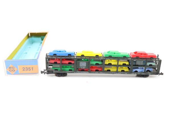 Roco N 2351 Güterwagen Autotransportwagen beladen DB