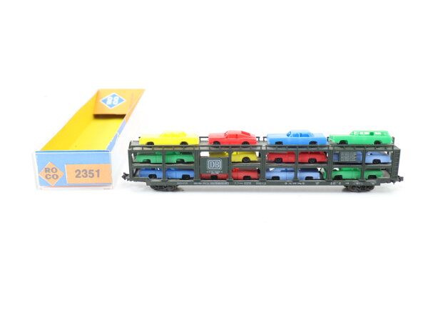 Roco N 2351 Güterwagen Autotransportwagen beladen DB