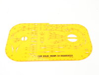 Fleischmann H0 9921 Gleisschablone Zeichenschablone...