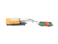 Arnold N 4650 Güterwagen-Set 2-tlg. Kranwagen MAN Bw371 mit Schutzwagen DB