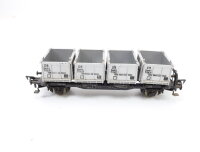Fleischmann H0 5230 Güterwagen Behältertragwagen "von Haus zu Haus" 015204 DB