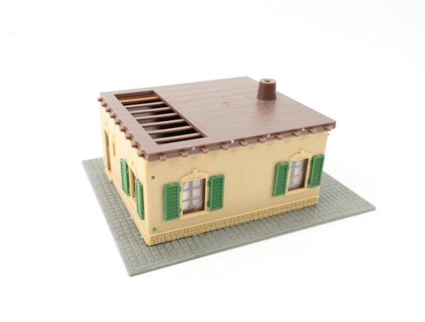 Spur H0 Gebäude Wohnhaus Einfamilienhaus Bungalow Ferienhaus mit Pergola