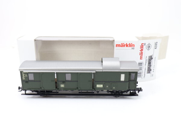 Märklin H0 4315 Personenwagen Gepäckwagen grün 114 843 Han DB / NEM OVP