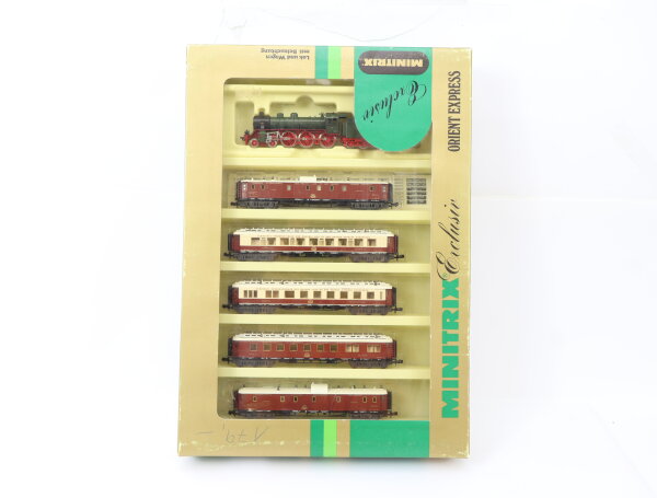 Minitrix N 51 1017 00 Personenzugset 6-tlg. "Orient Express" CIWL / OVP