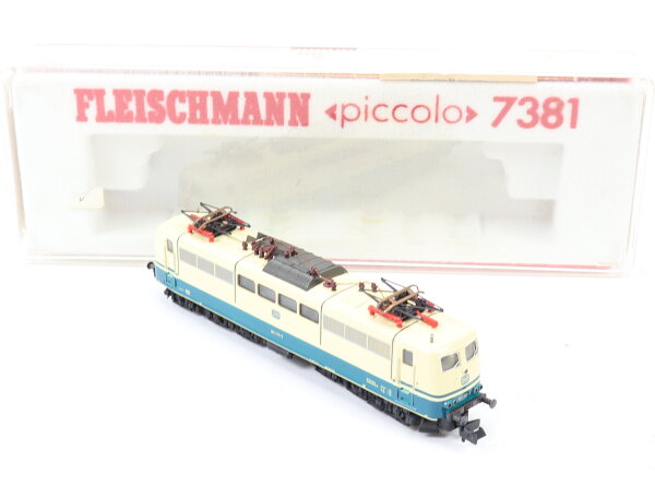 Fleischmann N 7381 Elektrolok E-Lok ozeanblau-beige BR 151 111-2 DB / OVP