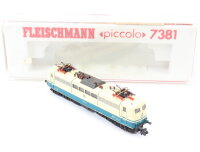 Fleischmann N 7381 Elektrolok E-Lok ozeanblau-beige BR...