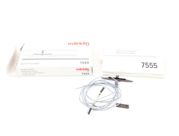 Märklin H0 7555 Gleiszubehör Reed Kontakt Schalter für C+K Gleis OVP