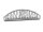 Märklin H0 7263 Brücke Bogenbrücke grau für M-Gleis und K-Gleis / 360 mm