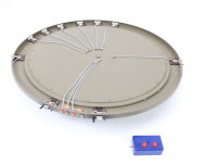 Märklin H0 7186 elektrische Drehscheibe mit Stellpult für M-Gleis / Blech OVP