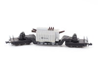 Minitrix N 18061 Güterwagen Tiefladewagen Trafo Union DB