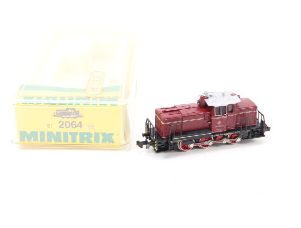 Minitrix N 2064 Diesellok Rangierlok purpurrot BR 261 626-6 DB / OVP