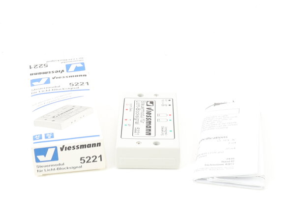 Viessmann 5221 Steuermodul für Licht-Blocksignal / OVP