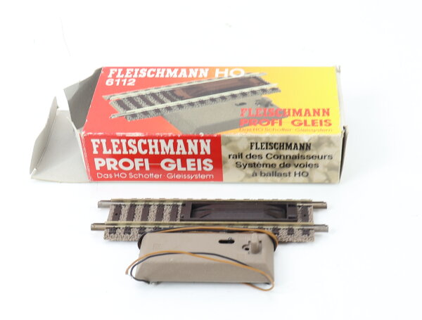 Fleischmann H0 6112 Gleis Profi-Gleis elektrisches Entkupplungsgleis OVP