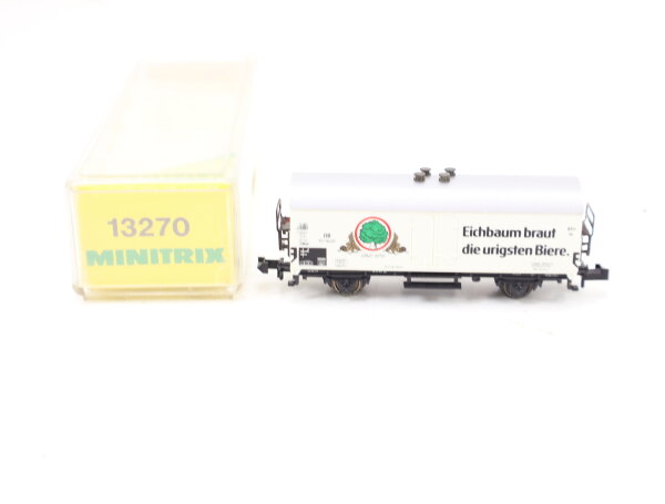 Minitrix N 13270 Güterwagen Kühlwagen Bierwagen Eichbaum 577 942 DB
