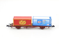 Minitrix N 13824 Güterwagen Containerwagen Schöller & Haeberlein 440 6 763-3 DB