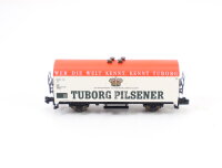 Minitrix N 13914 K Güterwagen Kühlwagen "Tuborg Pilsener" / NEM