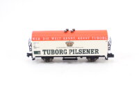 Minitrix N 13914 K Güterwagen Kühlwagen "Tuborg Pilsener" / NEM