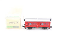 Minitrix N 13959 Güterwagen Hubschiebedachwagen...