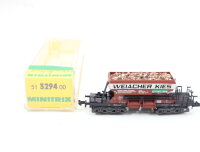 Minitrix N 13294 Güterwagen Schotterwagen...