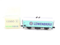 Minitrix N 13960 K Güterwagen Kühlwagen "Löwenbräu" DB / NEM