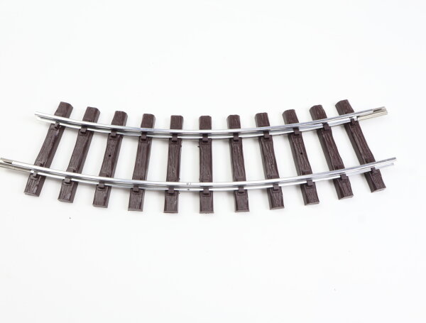 LGB Spur G 1100 Gleismaterial Gleis Vollprofil gebogen R=600 mm schwarze Schiene