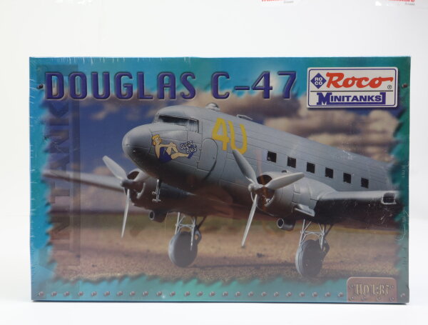 Roco Minitanks H0 1009 Flugzeug Bausatz DOUGLAS C-47 1:87 / OVP / Eingeschweißt