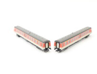 Fleischmann N 7430 Diesel-Triebwagenzug 2-tlg. orange-kieselgrau BR 614 DB / OVP