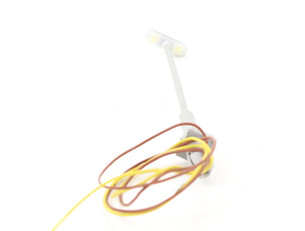Spur H0 Lampe Leuchte Bahnsteiglampe Bahnsteigleuchte 2-flammig / LED geprüft