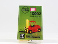 Kibri H0 10002 Modellauto Bausatz Steinbock Gabelstapler rot 1:87