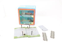 Märklin H0 7592 K Bahnübergang mit Andreaskreuz Halbschranke +Zusatzteil geprüft
