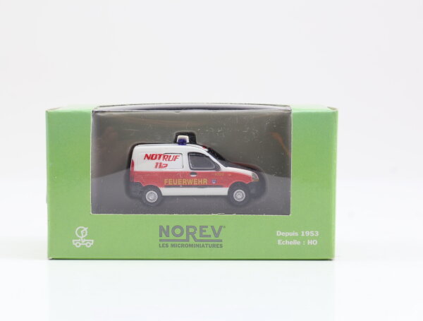 Norev H0 51208 Modellauto Renault Kangoo Feuerwehr / Notruf 112 OVP