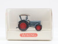 Wiking H0 871 01 29 Modellauto Traktor Eicher-Königstiger Blau 1:87