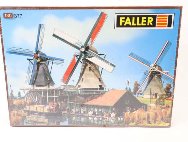 Faller H0 377 Gebäude Bausatz Windmühle "Die Katze" mit Motor