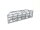 Spur H0 Brücke Kastenbrücke Gitterbrücke Länge 278 mm / Breite 77 mm