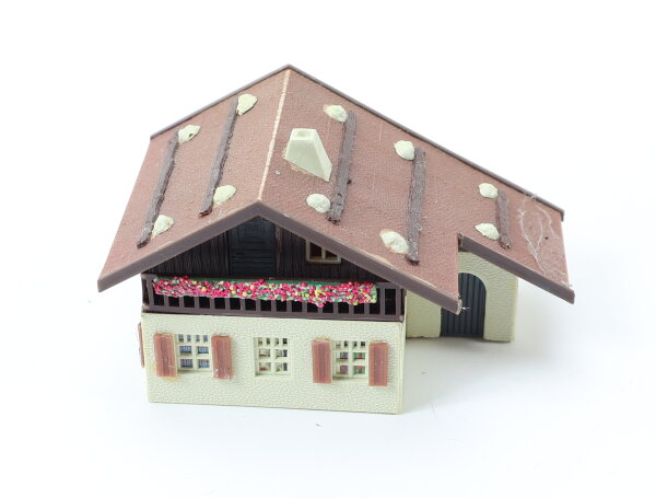 Spur N Gebäude Wohnhaus Alpenhaus Berghaus Almhaus