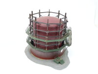 Vollmer H0 5725/1 Gebäude Gaskessel Gasometer - gebaut in OVP