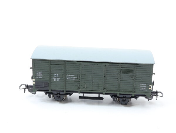 Piko H0 5/123/022 gedeckter Güterwagen Flachdachwagen Nürnberg 8295 DB grün