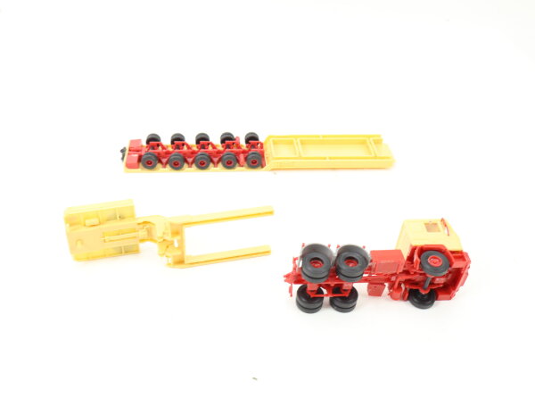 Kibri H0 10568 aus Bausatz-Set Modellauto MAN Schwerlasttransport 1:87 - gebaut