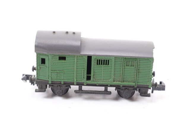 Arnold N Güterwagen Güterzugbegleitwagen DB grün