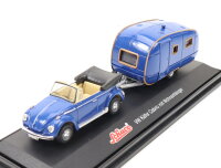 Schuco Junior Line 802918000 Modellauto VW Käfer Wohnwagengespann 1:72