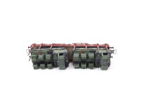 Roco minitanks H0 884 Güterwagen Rungenwagen mit Minenwerfer 334 5 985-2 / NEM