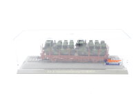 Roco minitanks H0 884 Güterwagen Rungenwagen mit Minenwerfer 334 5 985-2 / NEM