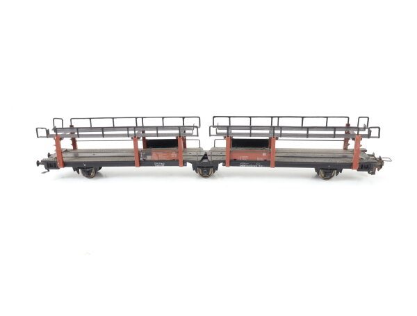 Trix H0 Güterwagen Autotransportwagen 631455 DB / Blech