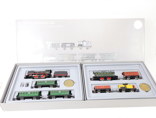 Märklin H0 0050 Jubiläumsset 8-tlg. "50 Jahre Märklin H0" / OVP