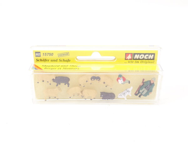 Noch H0 15750 Figuren-Set 10-tlg. Schäfer und Schafe 1:87