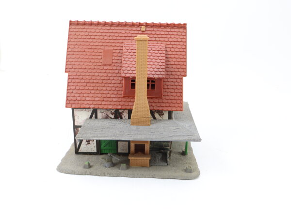 Pola Vaupe H0 Gebäude alte Schmiedewerkstatt Fachwerk - gebaut