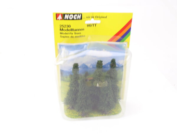 Noch H0 TT 25230 Modelltannen (5 Stück) Höhen 8 - 10 cm OVP