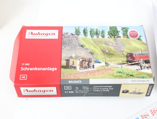 Auhagen H0 11345 Gebäude-Bausatz Schrankenanlage OVP